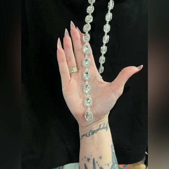 Anthropologie Rhinestone Hooded Sweatshirt, XS NWT - Picture 4 of 5